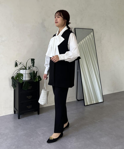 【媽媽監修！禮服系列】修身錐形褲