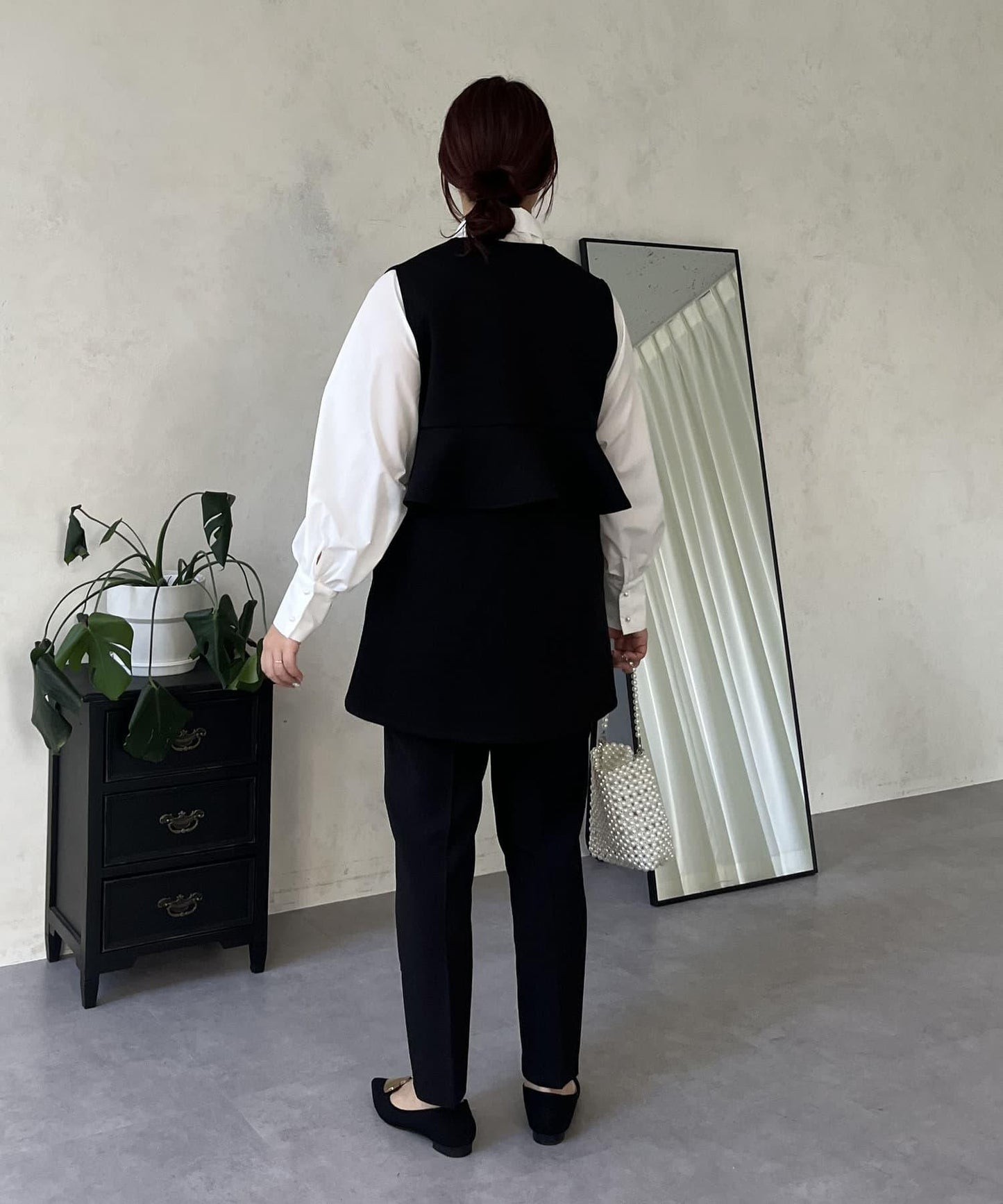 【媽媽監修！禮服系列】修身錐形褲