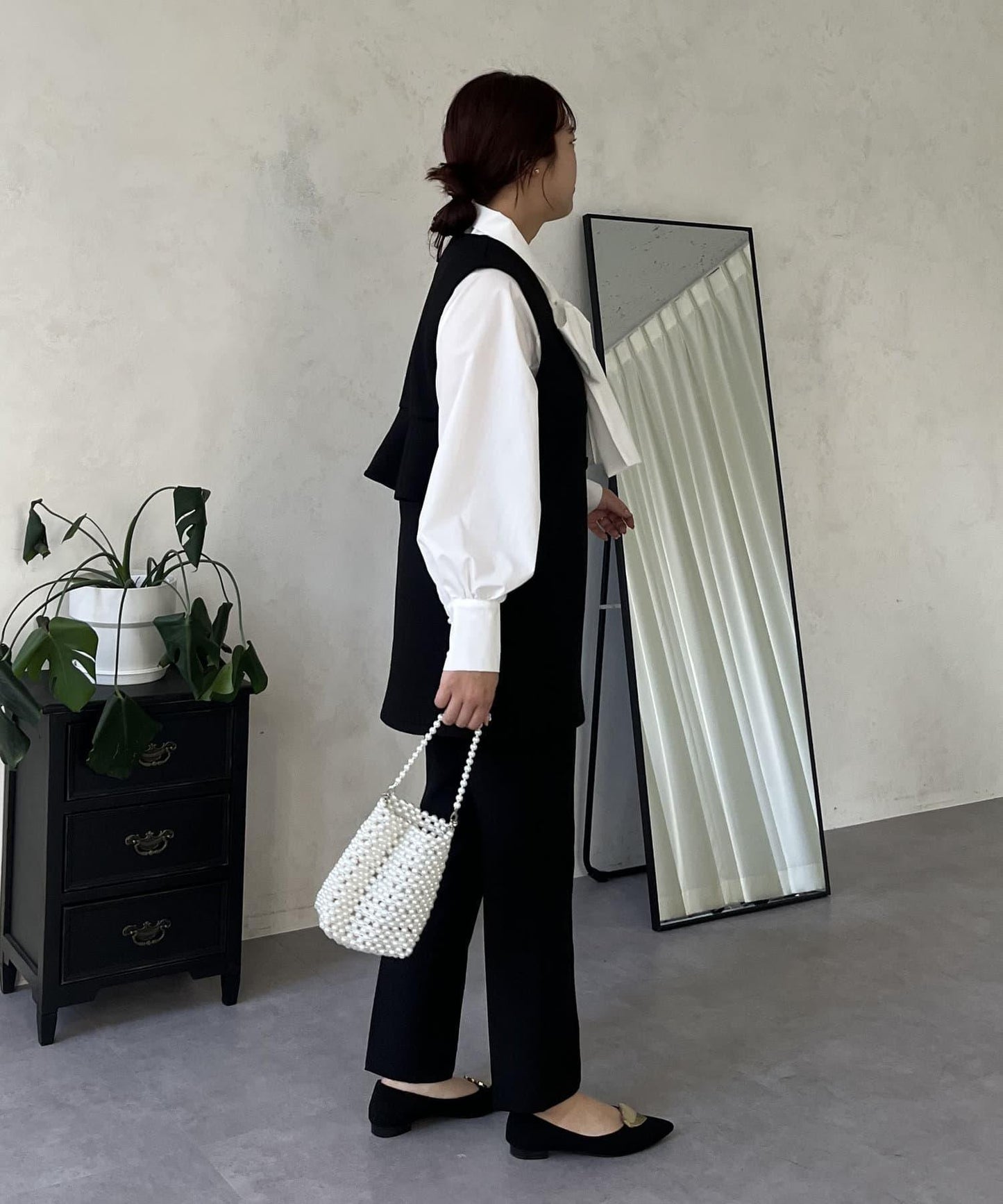 【媽媽監修！禮服系列】修身錐形褲
