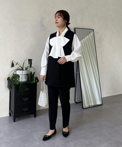 【媽媽監修！禮服系列】修身錐形褲