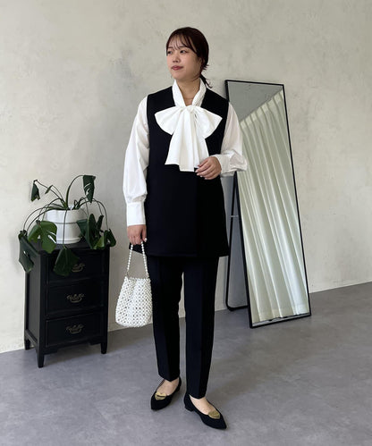 【媽媽監修！禮服系列】修身錐形褲