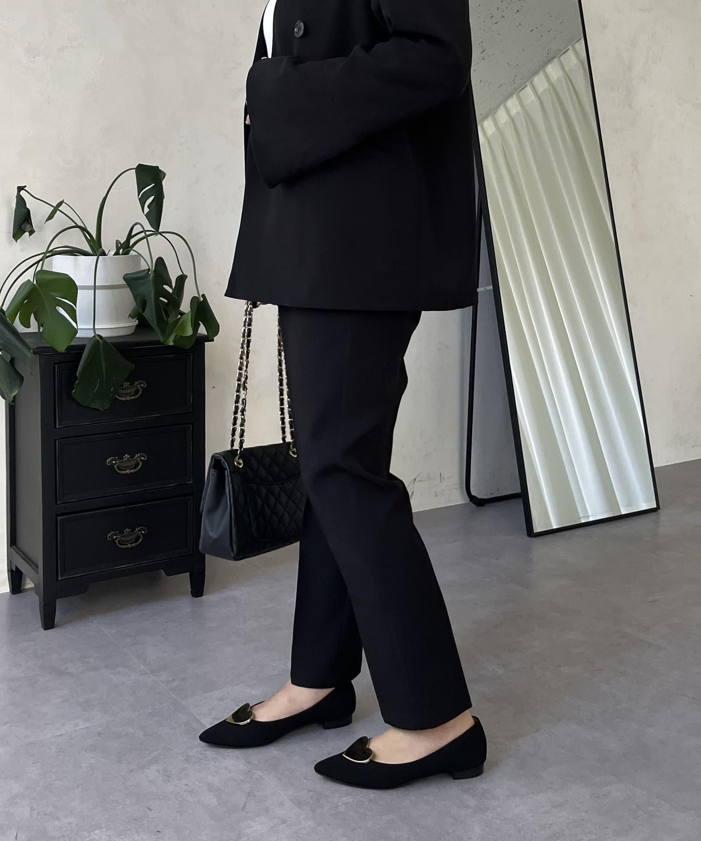 【媽媽監修！禮服系列】修身錐形褲