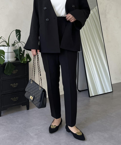 【媽媽監修！禮服系列】修身錐形褲
