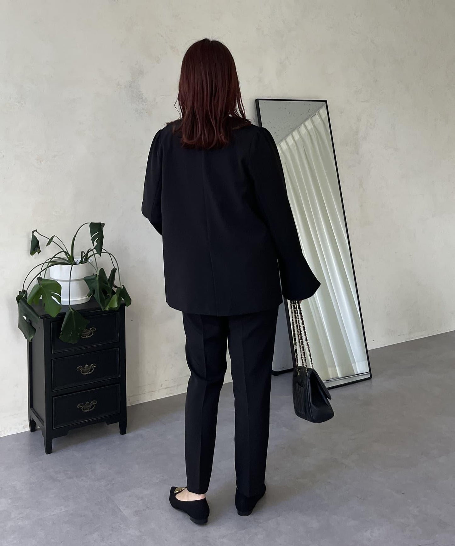 【媽媽監修！禮服系列】修身錐形褲
