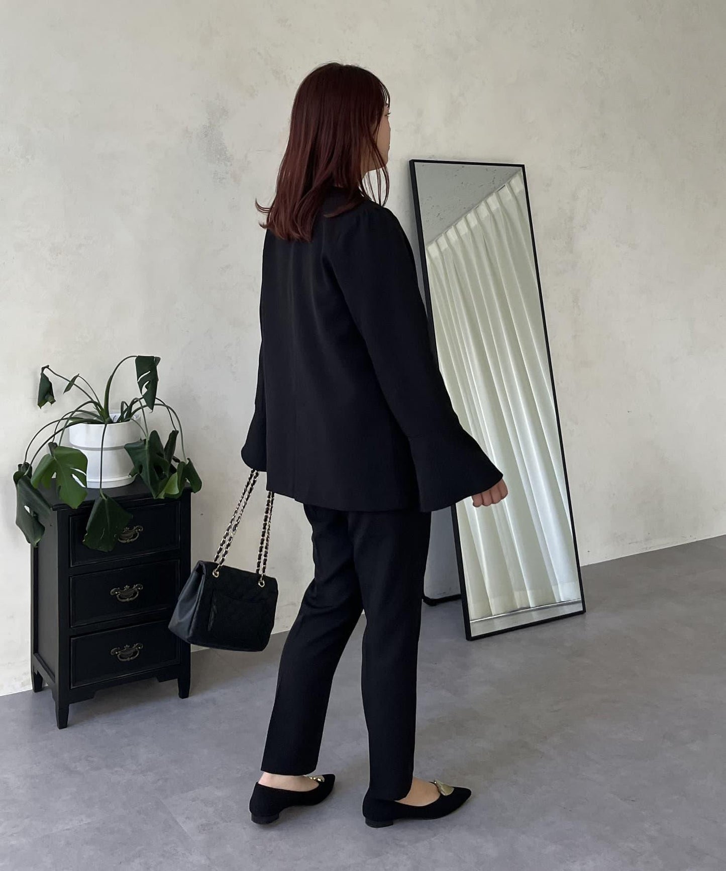 【媽媽監修！禮服系列】修身錐形褲