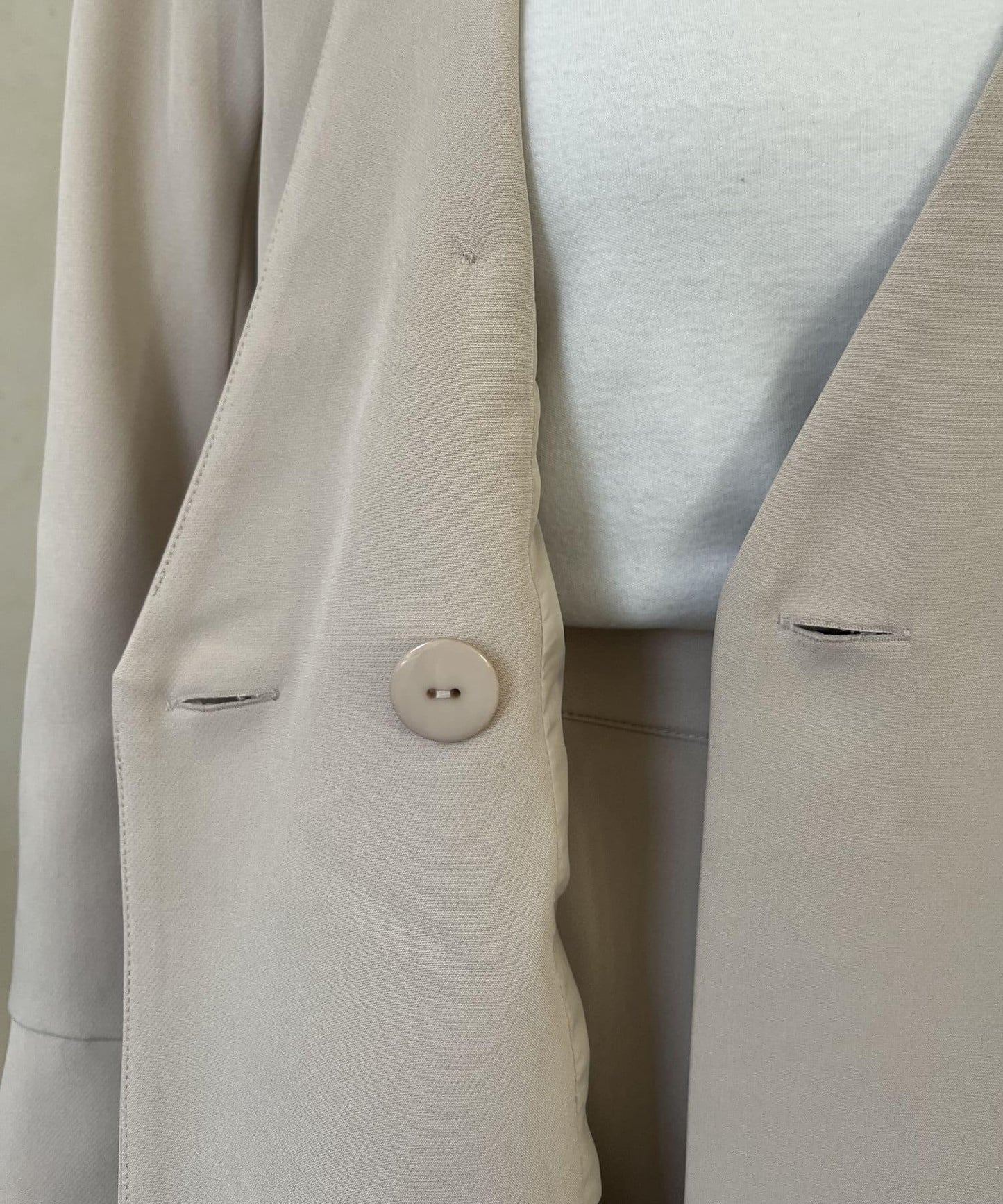 【媽媽監修！禮服單品】雙排扣喇叭袖V領夾克