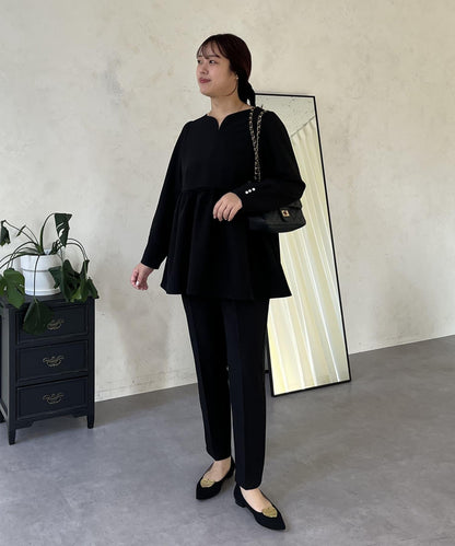 【媽媽監修！禮服系列】修身錐形褲