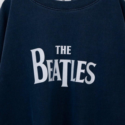 THE BEATLES 拼圖圖案 Logo 短袖T恤 NAVY (CT7248NV)