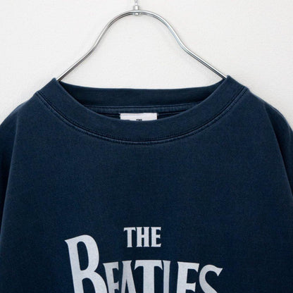 THE BEATLES 拼圖圖案 Logo 短袖T恤 NAVY (CT7248NV)