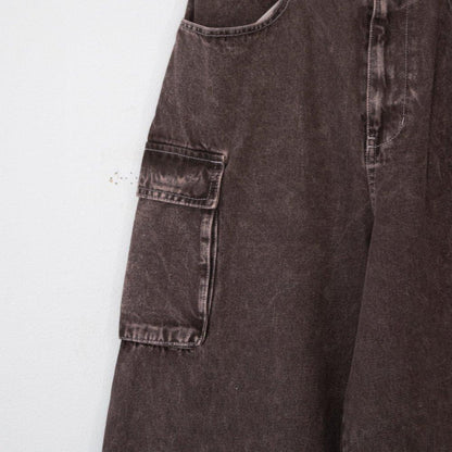 VISION STREET WEAR 滑板褲 寬鬆牛仔褲 棕色 (CB4558BR)