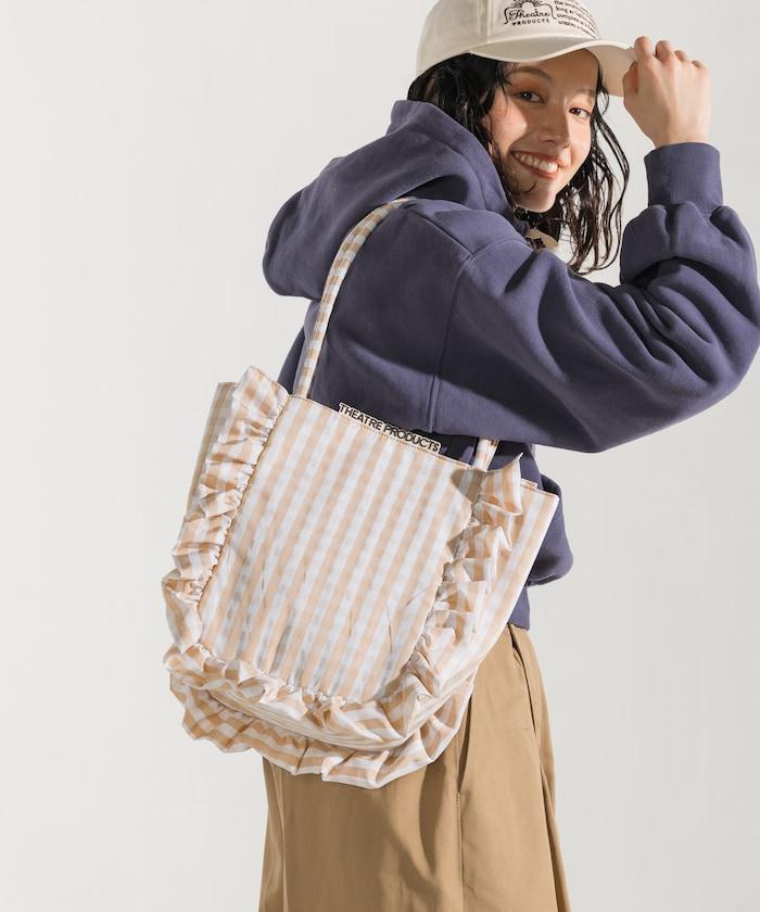 聯名 格子紋 托特包