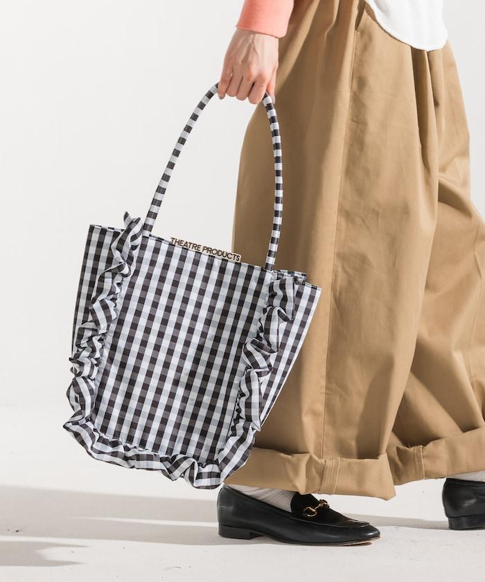 聯名 格子紋 托特包