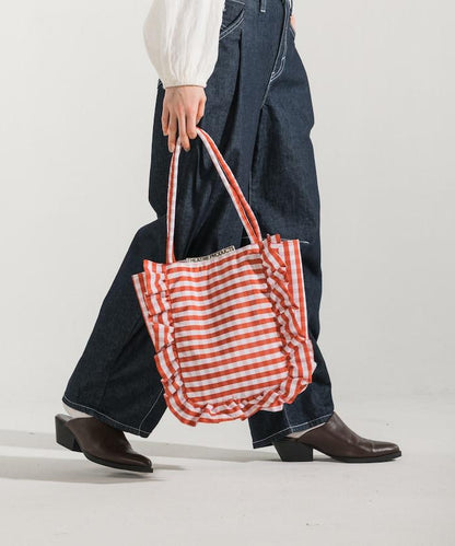 聯名 格子紋 托特包