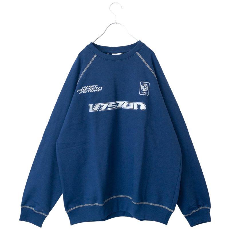 VISION STREET WEAR 運動標誌 刺繡 圓領 上衣 皇家藍［新春促銷］ (CT7153BL)