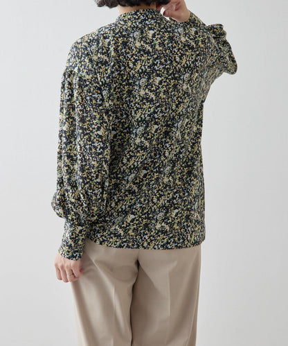 花紋/植物/圖案垂褶襯衫【SUM1 STYLE(斯密風格)】