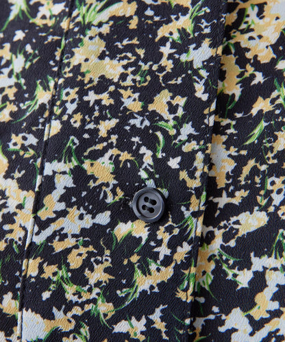 花紋/植物/圖案垂褶襯衫【SUM1 STYLE(斯密風格)】