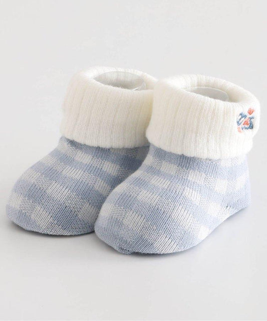 圖案刺繡嬰兒襪