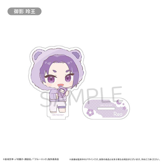 《藍色監獄》亞克力支架 核桃睡衣 迷你角色版 御影 玲王