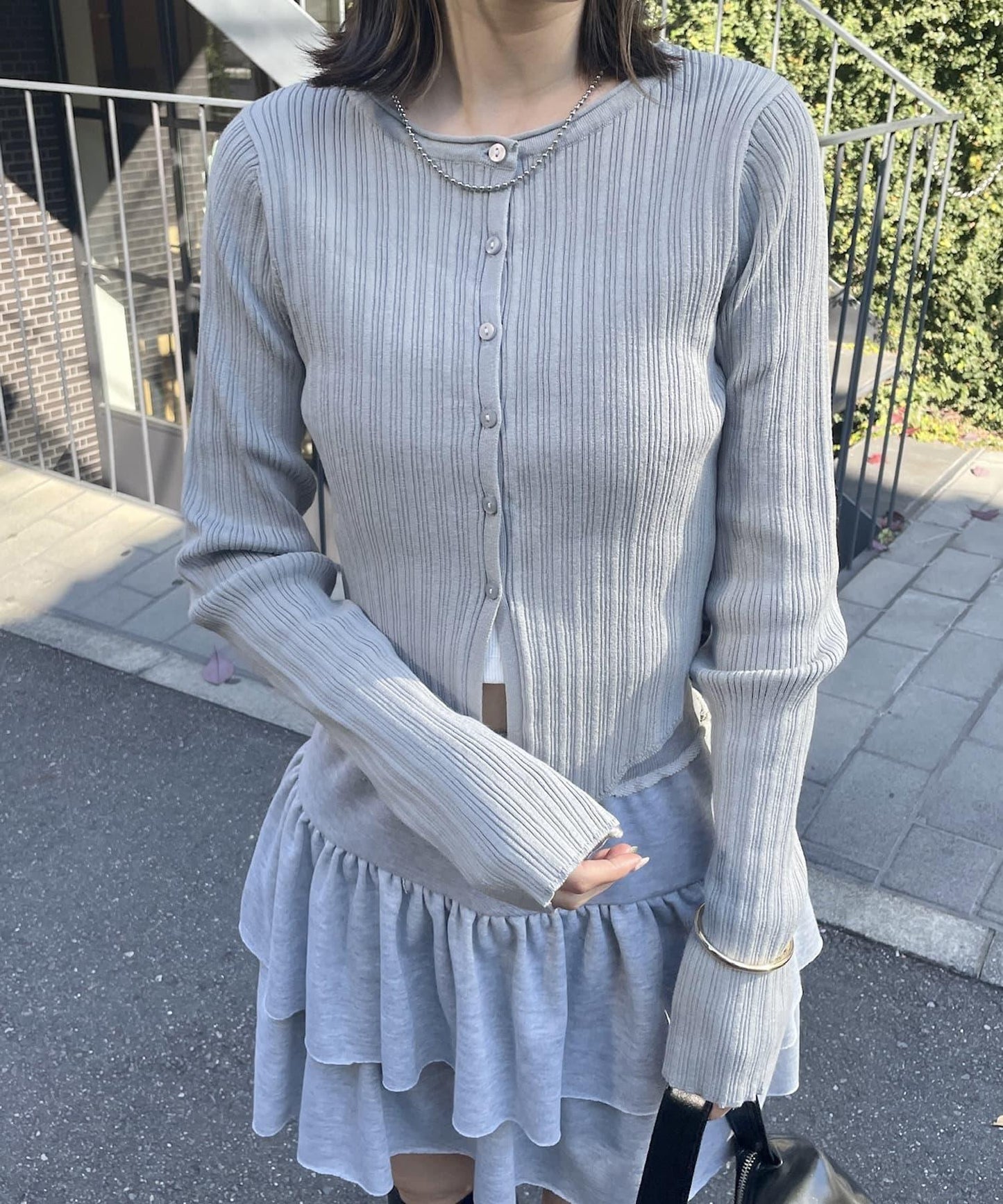 隨機條紋針織衫