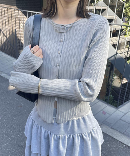 隨機條紋針織衫
