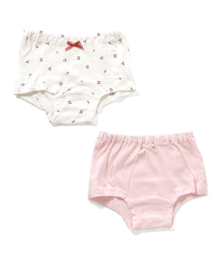 女童純棉全印花盒裝內褲/2條裝