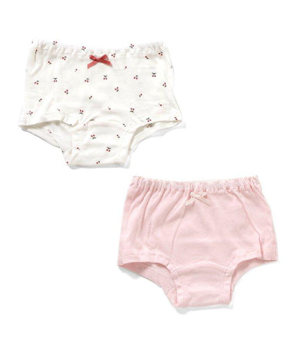 女童純棉全印花盒裝內褲/2條裝