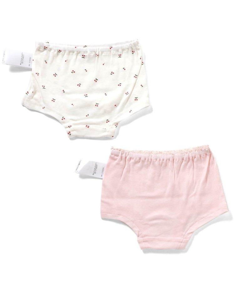 女童純棉全印花盒裝內褲/2條裝