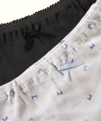 女童純棉全印花盒裝內褲/2條裝