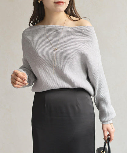 船領閃亮垂墜針織衫