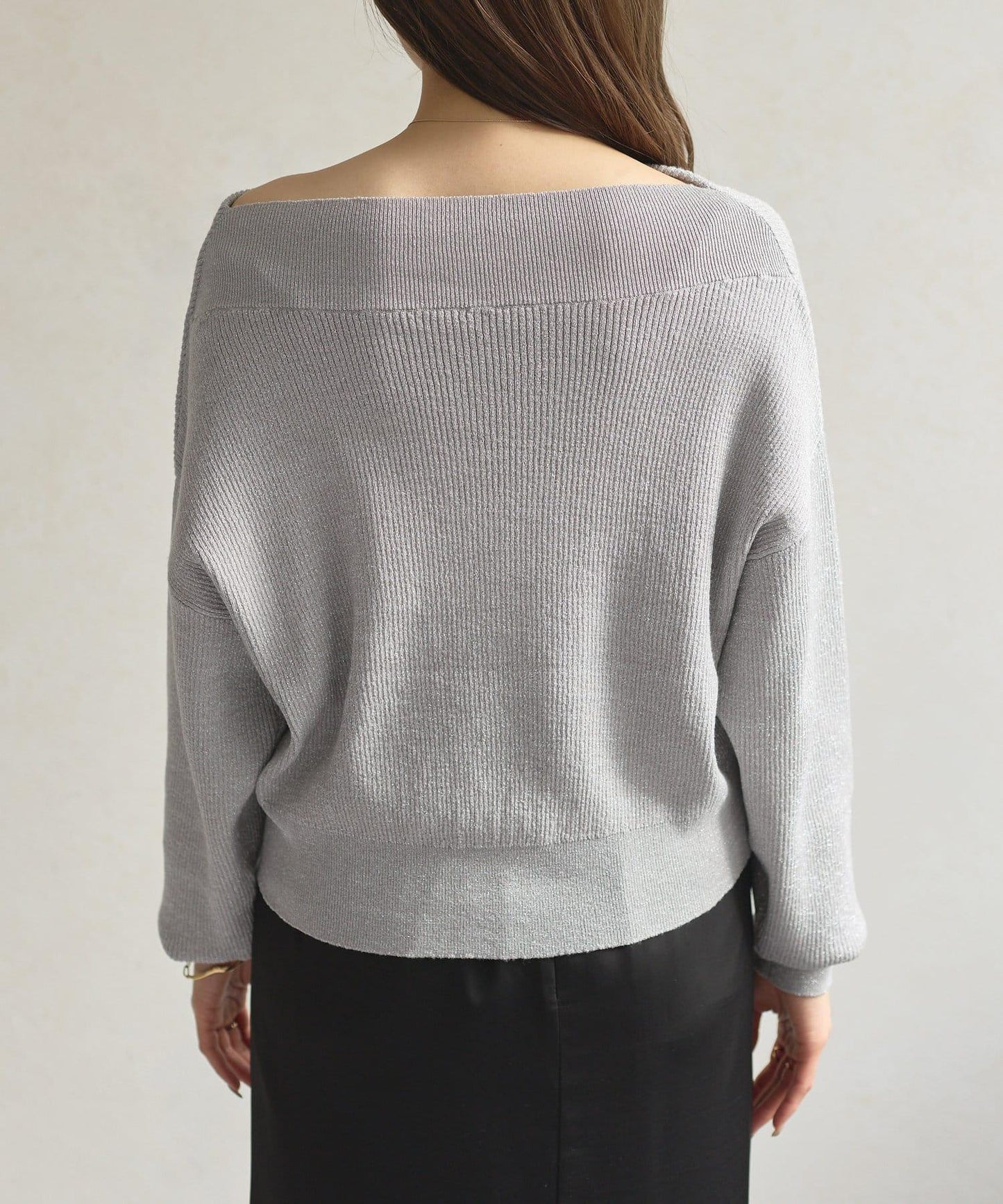 船領閃亮垂墜針織衫