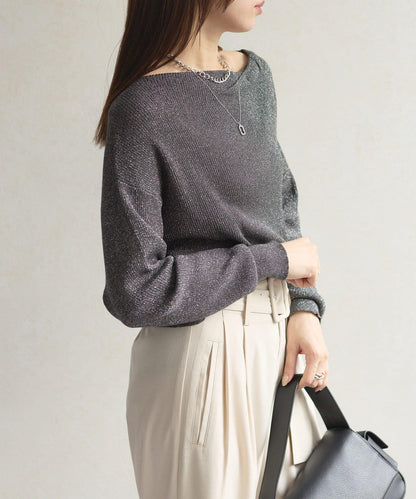 船領閃亮垂墜針織衫