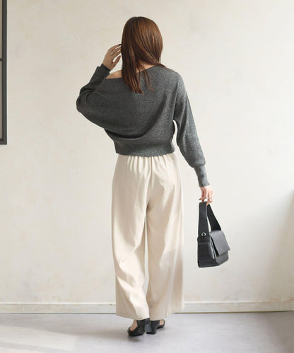 船領閃亮垂墜針織衫