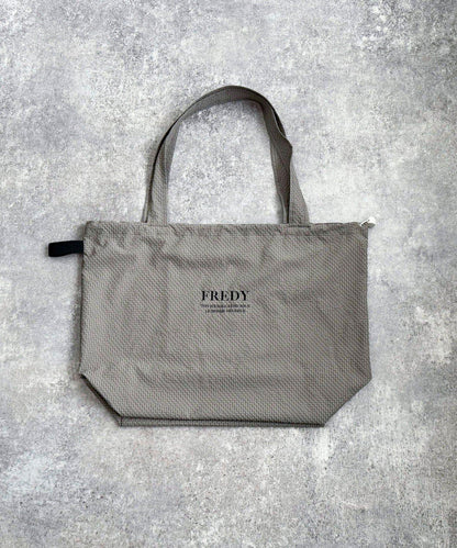 防水足球格子刺繡手提包