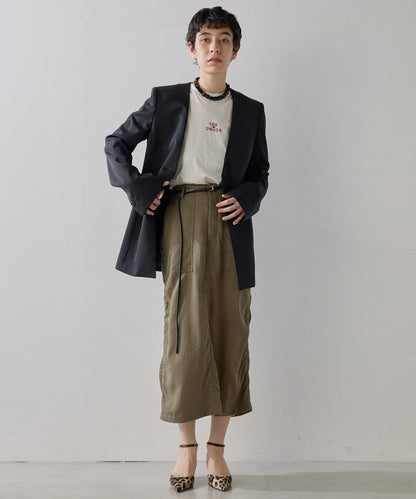 【THE PAUSE】THE PAUSE刺繡T恤