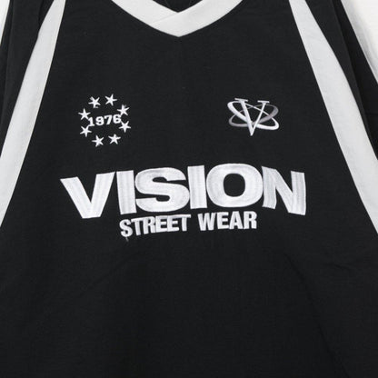 VISION STREET WEAR 尼龍套頭衫 黑色 (CT7266BK)