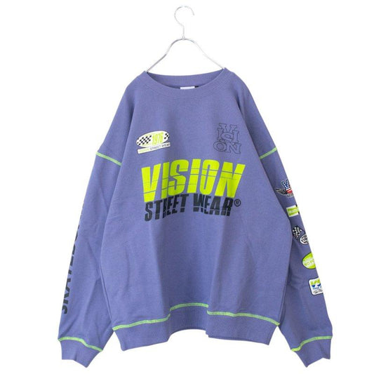 VISION STREET WEAR 賽車標誌衛衣 紫色 (CT7267PP)