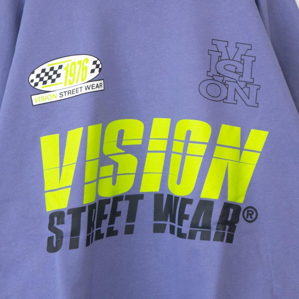VISION STREET WEAR 賽車標誌衛衣 紫色 (CT7267PP)