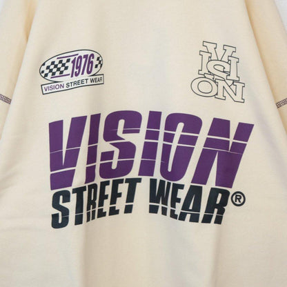 VISION STREET WEAR 賽車標誌衛衣 珍珠白 (CT7267IV)