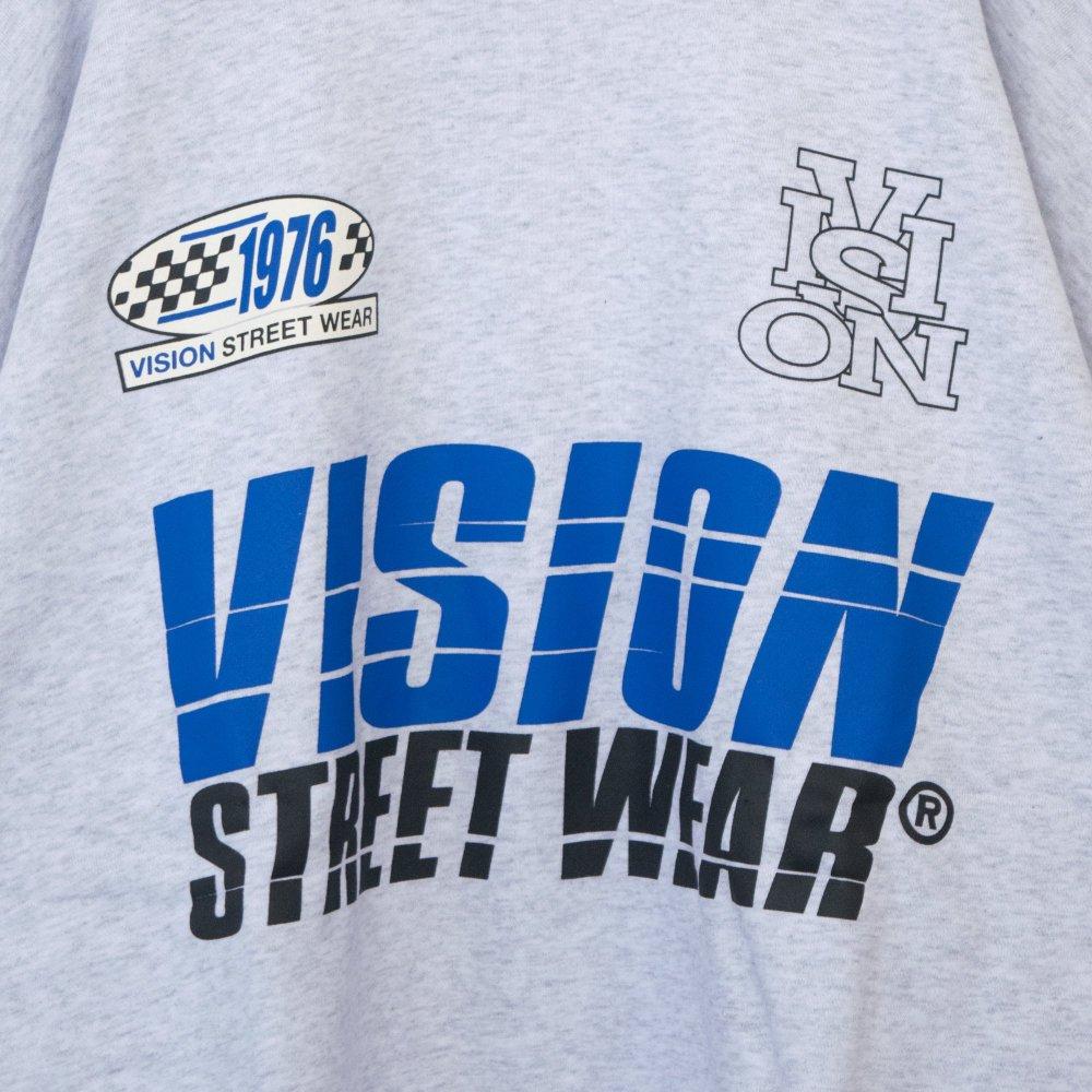 VISION STREET WEAR 賽車標誌衛衣 灰色 (CT7267GY)