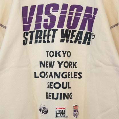 VISION STREET WEAR 賽車標誌衛衣 珍珠白 (CT7267IV)