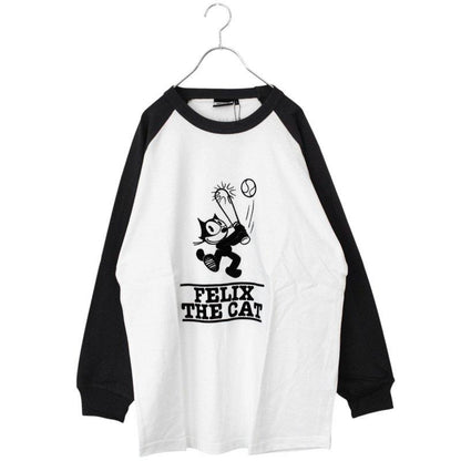 FELIX THE CAT 拉格朗袖口絨短袖T恤 A (CT7258BW)