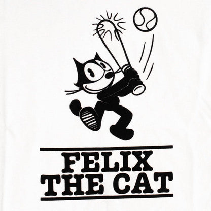 FELIX THE CAT 拉格朗袖口絨短袖T恤 A (CT7258BW)