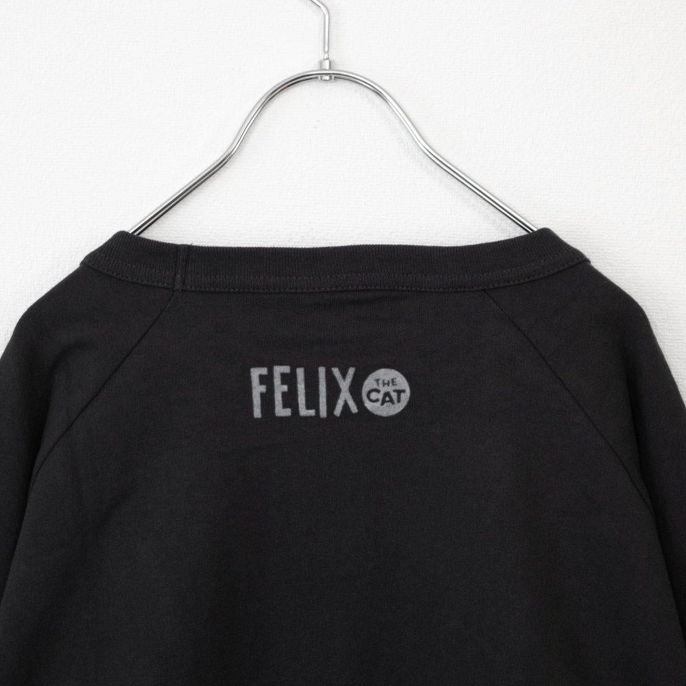 FELIX THE CAT 羊毛衫 絨毛 長袖T恤 炭灰色 (CT7258CH)