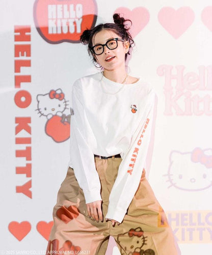 三麗鷗 'HELLO KITTY' 背面印花短袖T恤