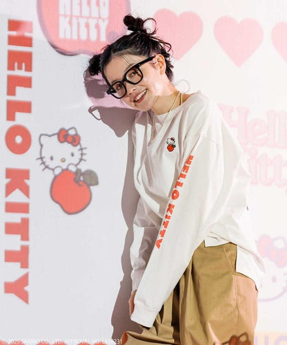 三麗鷗 'HELLO KITTY' 背面印花短袖T恤