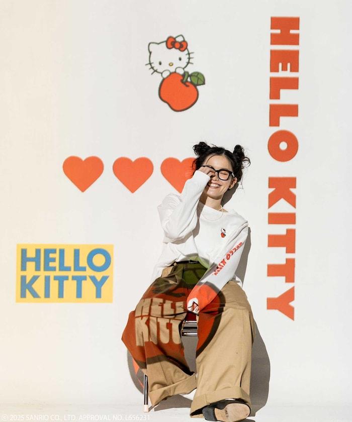 三麗鷗 'HELLO KITTY' 背面印花短袖T恤