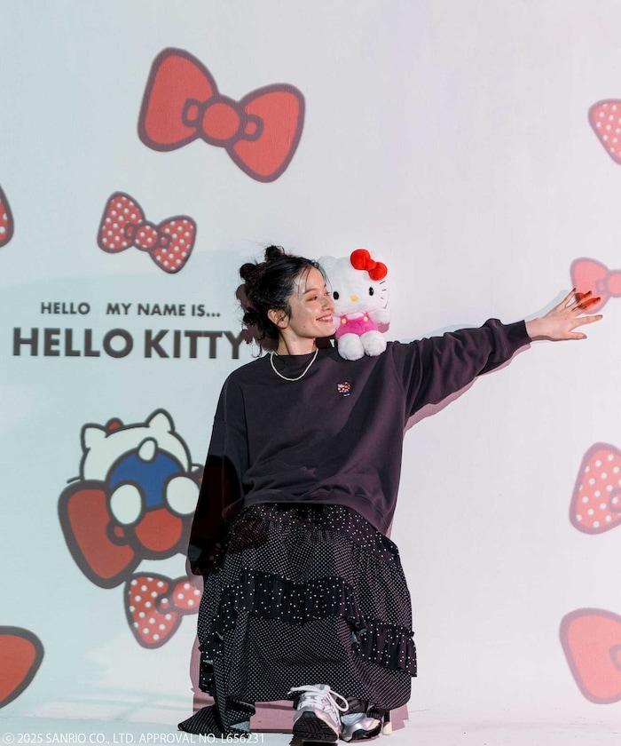 三麗鷗 'HELLO KITTY' 背面印花衛衣