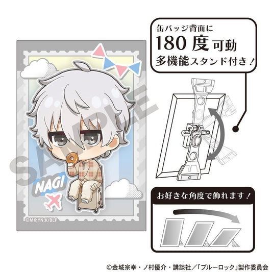 《藍色監獄》_藝術罐徽章 凪誠士郎 迷你角色旅行