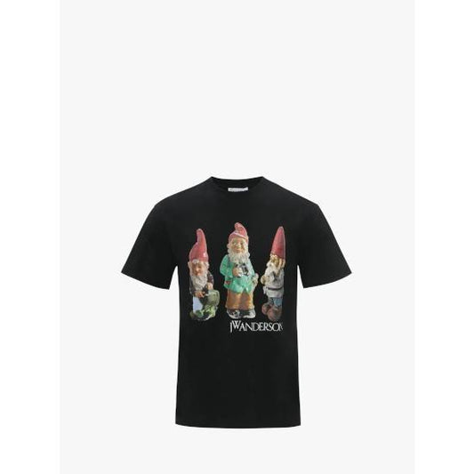 JW ANDERSON 【ジェイダブリュー・アンダーソン】 GNOME TRIOプリント Tシャツ Black (596-20041005) (596-20041005)