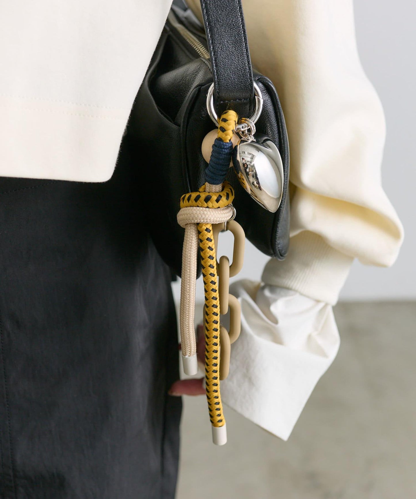 《網紅內田企劃》帶心形繩帶/包包掛飾